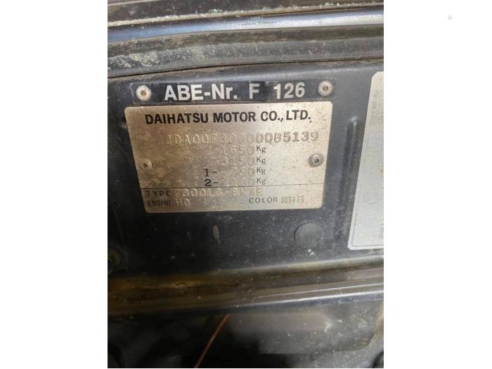 Daihatsu Feroza Soft Top 1.6 SE 16V Vehículo de desguace (1996, Gris)