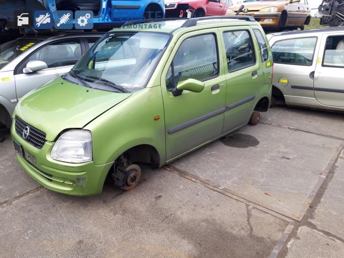 Opel Agila 1.2 16V Schrottauto (2000, Grün)