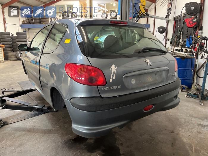 Peugeot 206 1.4 XR,XS,XT,Gentry Samochód złomowany (2006, Szary)