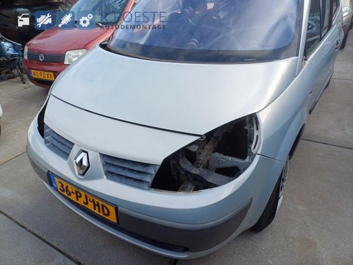 Renault Scénic II 1.6 16V Épave (2004, Gris)