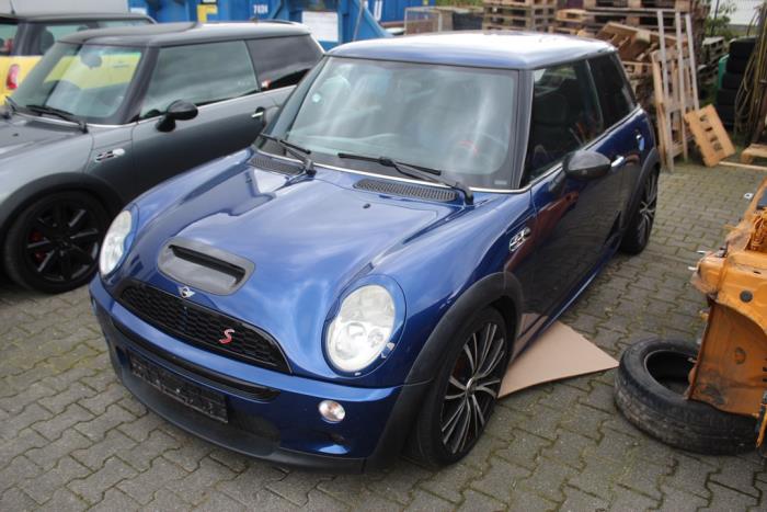 Mini Mini Cooper S 1.6 16V Salvage vehicle (2003, Metallic, Blue)