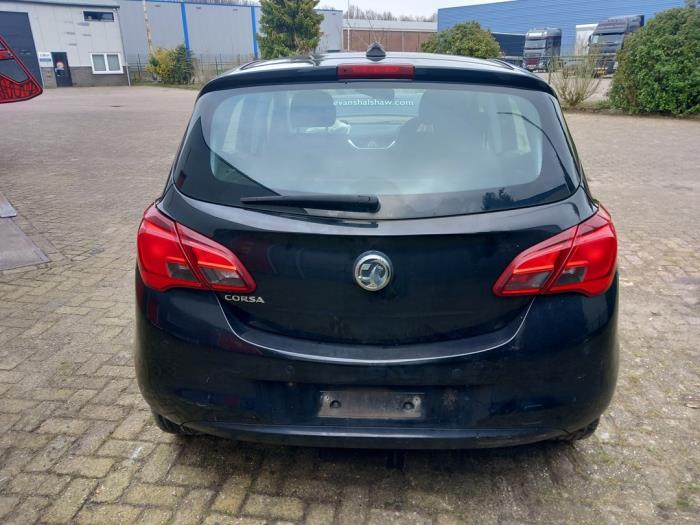 Opel Corsa E 1.4 16V Salvage vehicle (2017, Black)