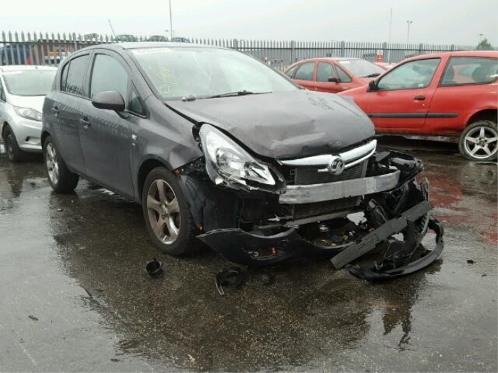 Opel Corsa D 1.2 16V Vehículo de desguace (2013, Gris plateado)