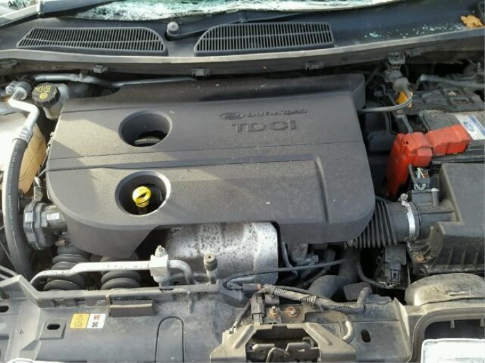 Ford Fiesta 6 1.6 TDCi 16V 95 Épave (2010, Gris foncé, Argenté)