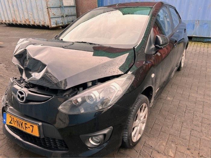 Mazda 2 1.3 16V S-VT High Power Vehículo de desguace (2010, Negro)