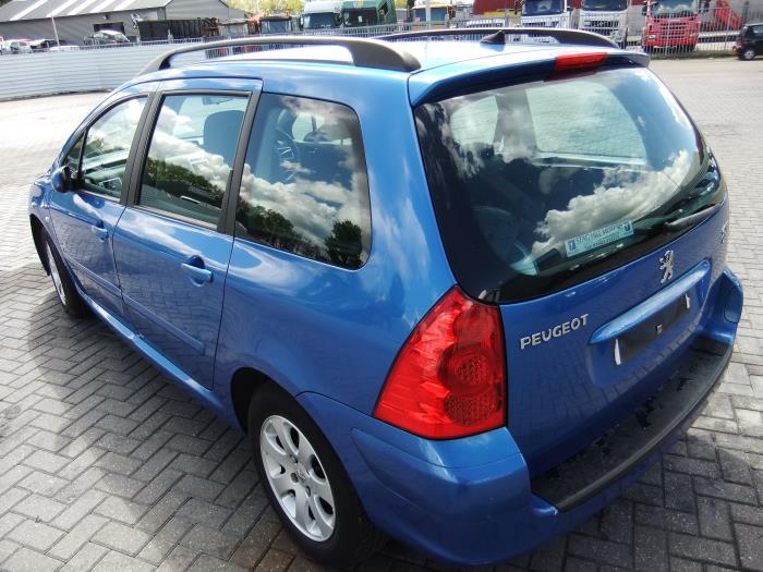 Peugeot 307 SW 1.6 HDi 16V Salvage vehicle (2006, Blue)