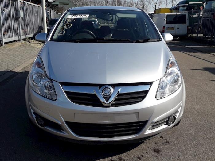 Opel Corsa D 1.4 16V Twinport Épave (2007, Gris argenté)