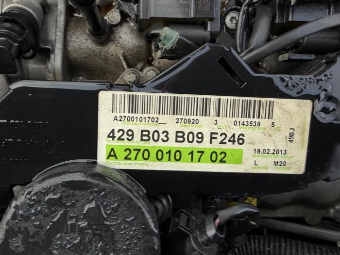 Mercedes B 2.0 B-250 BlueEFFICIENCY Turbo 16V Samochód złomowany (2013, Czarny)