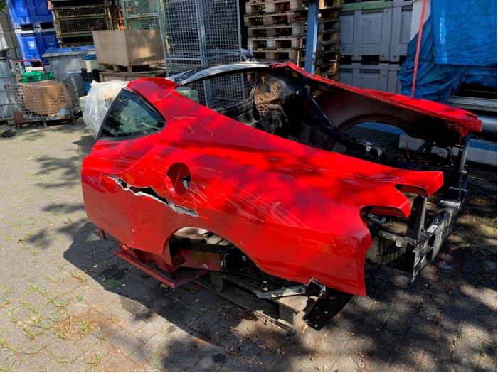 Ferrari F430 Samochód złomowany (2005, Ciemny, Czerwony)