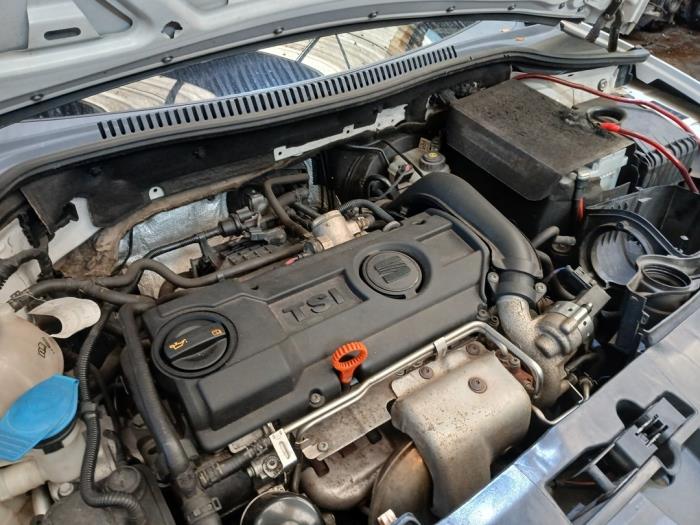 Seat Leon 1.4 TSI 16V Vehículo de desguace (2011, Blanco)