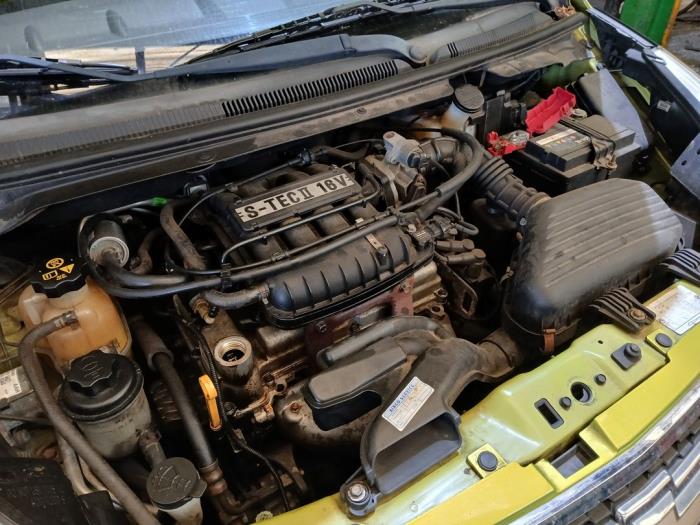 Chevrolet Spark 1.0 16V Bifuel Samochód złomowany (2011, Zielony)