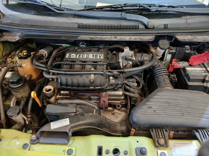 Chevrolet Spark 1.0 16V Bifuel Samochód złomowany (2011, Zielony)