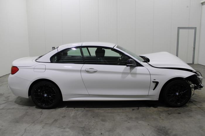 BMW 4 serie 420d 2.0 16V Épave (2015, Blanc)