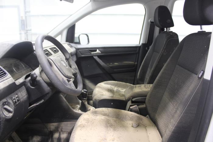 Volkswagen Caddy Combi IV 1.4 TGI EcoFuel Salvage vehicle (2019, White)