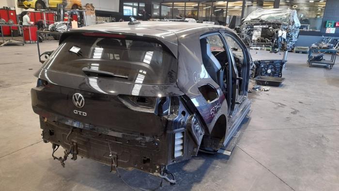 Volkswagen Golf VIII 2.0 GTD 16V Samochód złomowany (2022, Czarny)