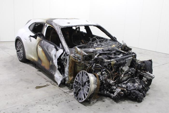 Porsche Taycan 4S Salvage vehicle (2021, White)