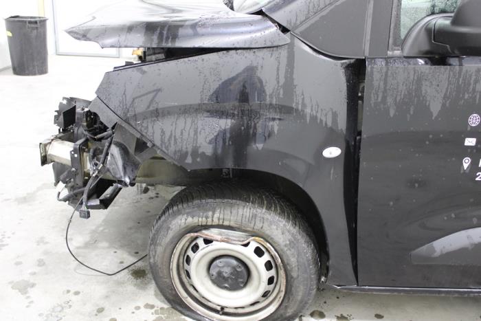 Peugeot Partner 1.5 BlueHDi 75 Schrottauto (2020, Schwarz) 