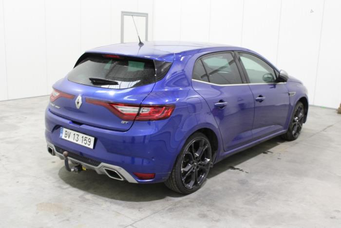Renault Megane IV 1.6 GT Energy TCe 205 EDC Samochód złomowany (2017, Niebieski)