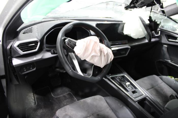 Seat Leon 2.0 TDI 16V Épave (2022, Blanc)