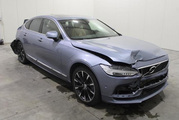 Volvo S90 II 2.0 T8 Twin Engine 16V AWD Vehículo de desguace (2018, Azul)