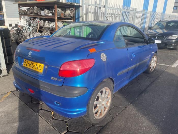 Peugeot 206 CC 2 0 16V Salvage Vehicle 2001 Blue 