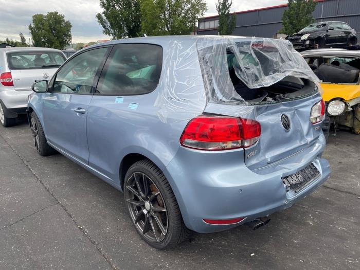 Volkswagen Golf VI 1.4 TSI 122 16V Samochód złomowany (2010, Niebieski)