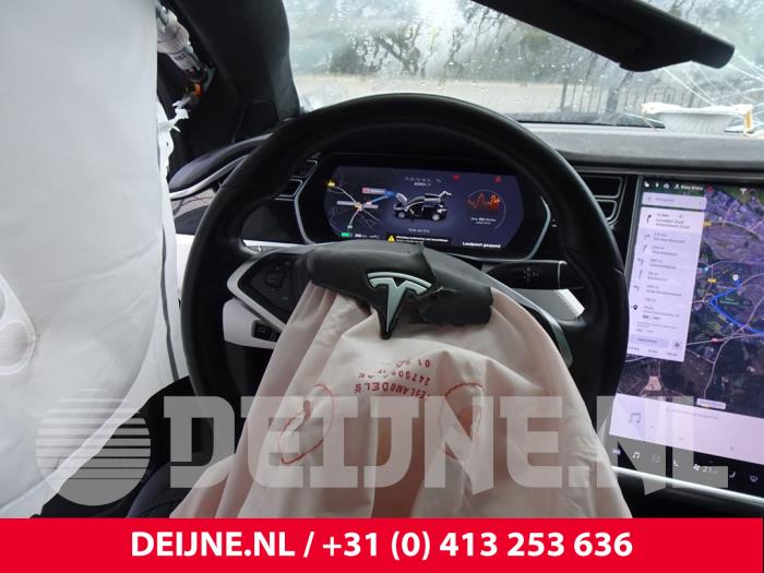 Tesla Model X 100D Samochód złomowany (2017, Szary)