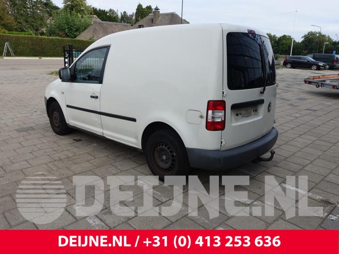 Volkswagen Caddy III 1.9 TDI Samochód złomowany (2004, Bialy)
