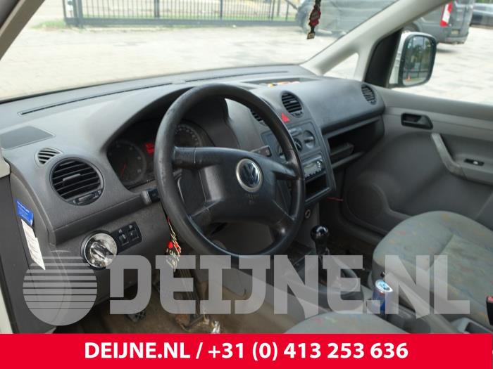 Volkswagen Caddy III 1.9 TDI Samochód złomowany (2004, Bialy)
