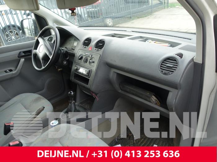 Volkswagen Caddy III 1.9 TDI Samochód złomowany (2004, Bialy)