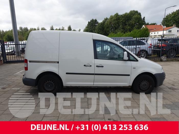 Volkswagen Caddy III 1.9 TDI Samochód złomowany (2004, Bialy)