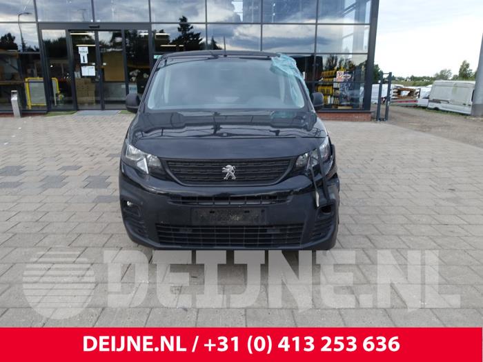 Peugeot Partner 1.5 BlueHDi 100 Samochód złomowany (2020, Czarny)