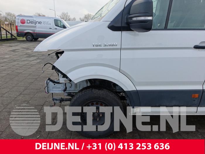 MAN TGE 2.0 TDI Vehículo de desguace (2021, Blanco)