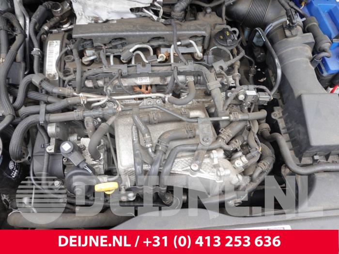 Volkswagen Caddy IV 2.0 TDI 75 Épave (2018, Blanc)