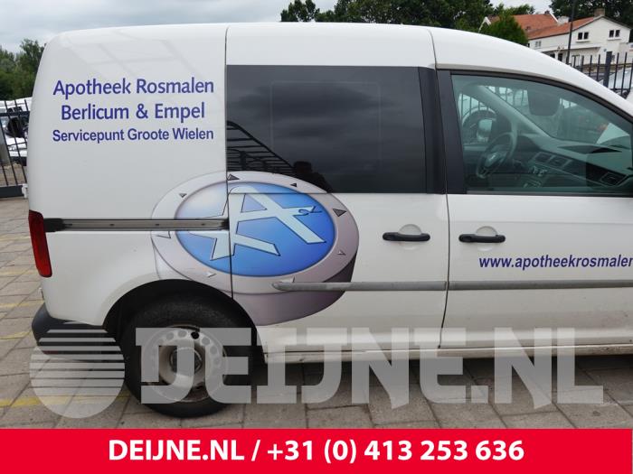 Volkswagen Caddy IV 2.0 TDI 75 Épave (2018, Blanc)