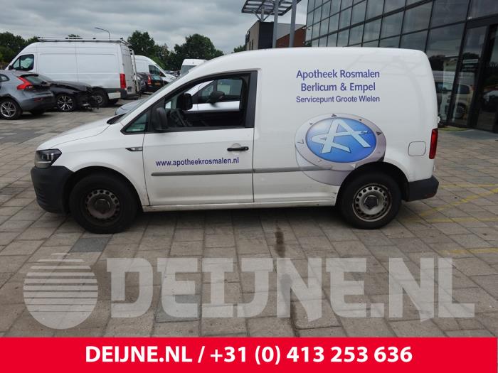 Volkswagen Caddy IV 2.0 TDI 75 Épave (2018, Blanc)