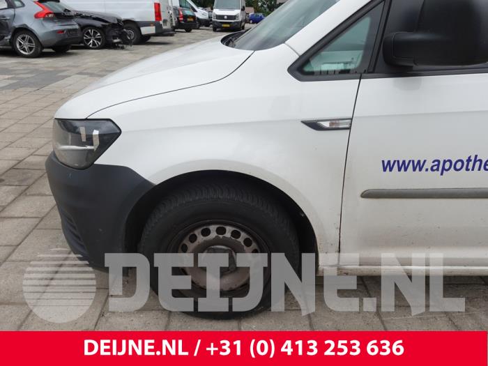 Volkswagen Caddy IV 2.0 TDI 75 Épave (2018, Blanc)