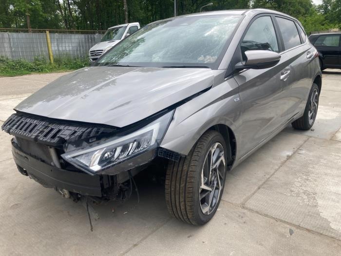 Hyundai i20 1.0 T-GDI 120 Mild Hybrid 48V 12V Salvage vehicle (2022, Gray)