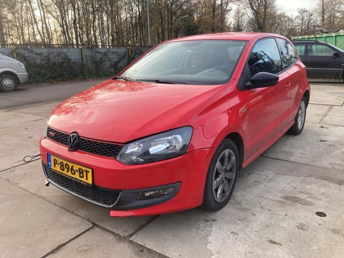Volkswagen Polo V 1.2 12V Épave (2012, Rouge)