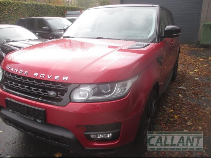 Landrover Range Rover Sport 3.0 SDV6 Hybrid Samochód złomowany (2015, Czerwony)