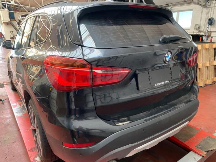 BMW X1 sDrive 18d 2.0 16V Épave (2016, Métallisé, Noir)