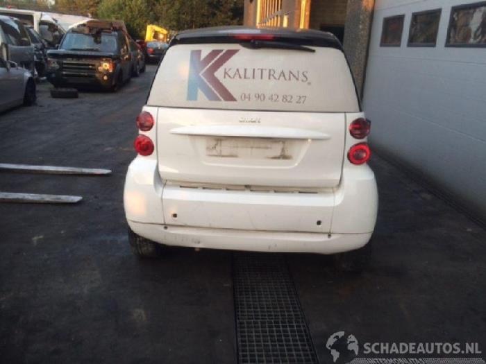 Smart Fortwo Coupé 0.8 CDI Salvage vehicle (2013, White)