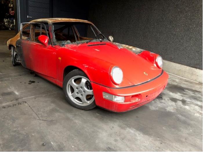  Porsche  911  3 6 Carrera 2 pave 1990 Rouge 