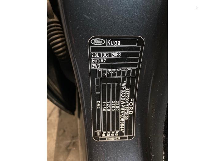 Ford Kuga II 2.0 TDCi 16V 120 Salvage vehicle (2019, Gray)