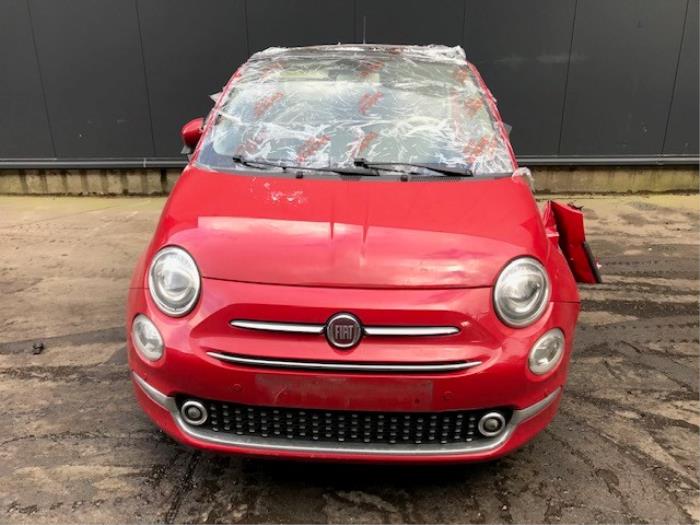 Fiat 500 1.2 69 Salvage vehicle (2017, Red)