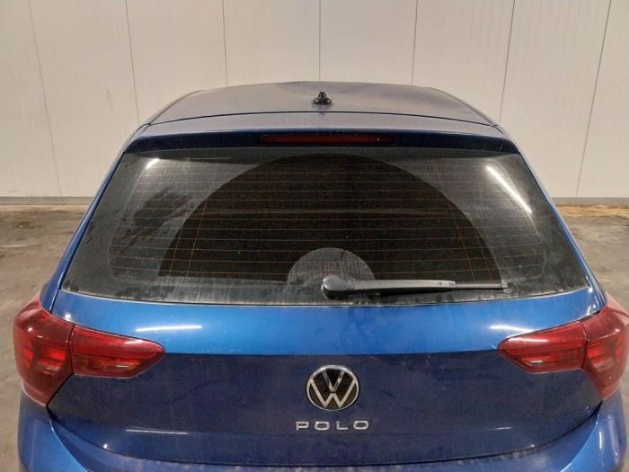 Volkswagen Polo VI 1.0 TSI 12V Vehículo de desguace (2023, Azul)
