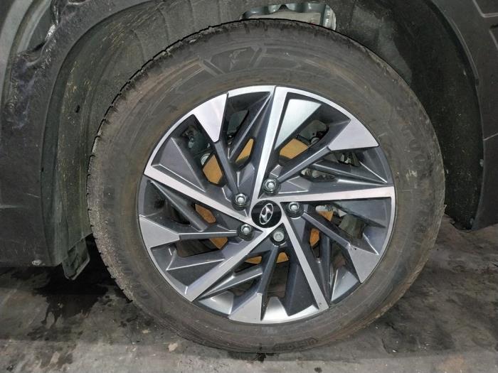 Hyundai Tucson 1.6 T-GDI Vehículo de desguace (2021, Oscuro, Verde)