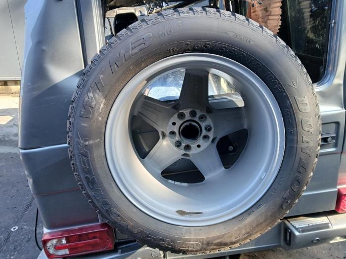 Mercedes G AMG 5.5 G 63 AMG V8 32V Épave (2017, Gris)