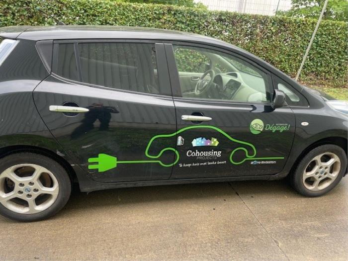 Nissan Leaf Leaf Skrotfordon (2012, ZWART)