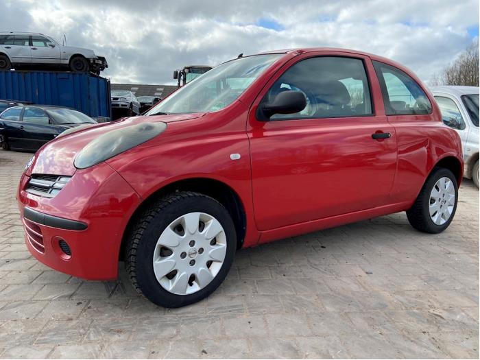 Nissan Micra 1.5 dCi 68 Salvage vehicle (2007, Red)